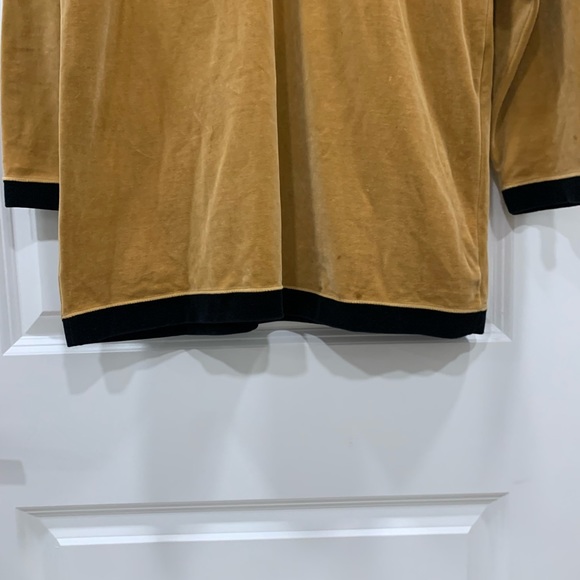 Vintage Archive Fendi Pullover Polo Velour Logo Top 8 42 - Picture 5 of 14